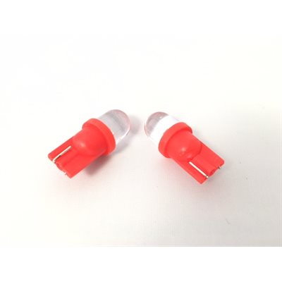 t10 guage bulb red 2-pk