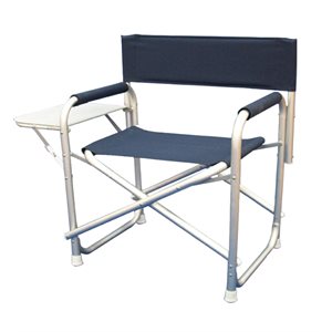 chaise de pont pliante en aluminium avec plateau