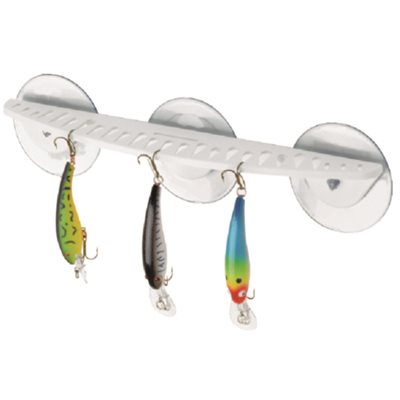 Support de rangement appâts pêche 12po à ventouses BOATMATE robuste