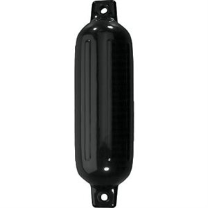 DÉFENSE À DOUBLE OEILLET 4.5"x16" NOIRE