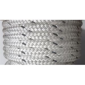 Cablot flottant oléfine 3 / 8 pouce blanc avec bande réfléchissante AMMA Marine