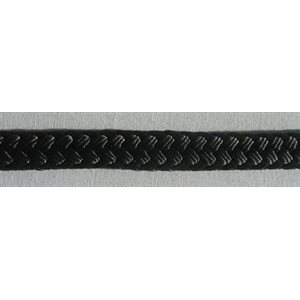 Cablot d’écoute 3 / 16 noir polyester tressé double haute résistance AMMA Marine