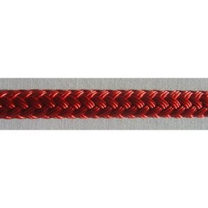 Cablot d'écoute polyester tressé double 3 / 16 rouge haute résistance AMMA Marine