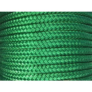 Cablot nylon tressé double 3 / 8 vert forêt flexible et robuste AMMA Marine