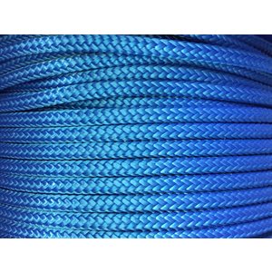 Cablot nylon tressé double 1 / 2 pouce bleu royal flexible AMMA Marine
