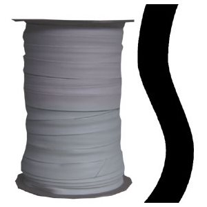 3 / 4 Inch Black Marine Binding Tape Double Fold for Boat Covers and Tops
