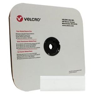 1 Inch White Velcro Hook Sew-On Strip for Marine Upholstery Fastening