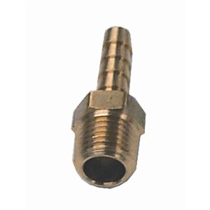 Adaptateur barbé laiton 1 / 4 x 1 / 4 NPT SEASENSE SES52376 pour carburant bateau