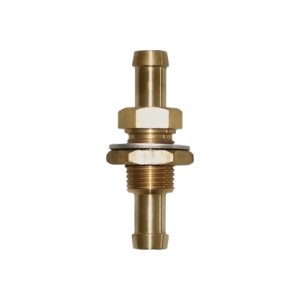SEASENSE Thru-Hull Hose Barb 3 / 8" Laiton, Raccord Marin Cloison 5 / 8