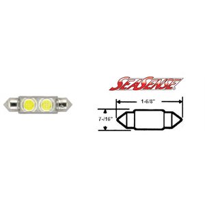 Ampoule LED festoon navette 2 DEL C5W C10W 50000h Seasense SES91705