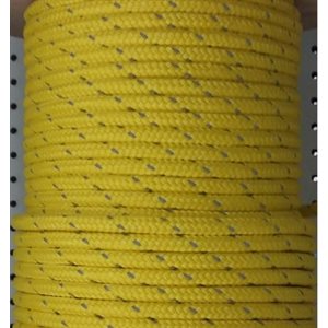 Cablot flottant oléfine jaune 3 / 8 avec bande réfléchissante AMMA Marine