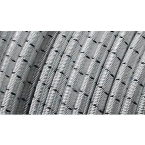 Marine Bungee Cord 5 / 16 Inch UV Resistant High Strength White Black Stripe for Boats